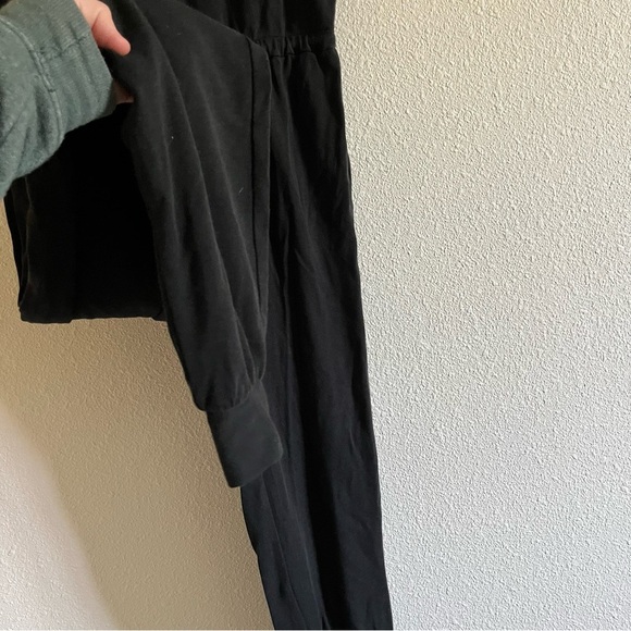 MADEWELL MWL Breeze Drawstring Black Short Sleeve Jumpsuit Size Extra Small - Picture 9 of 10